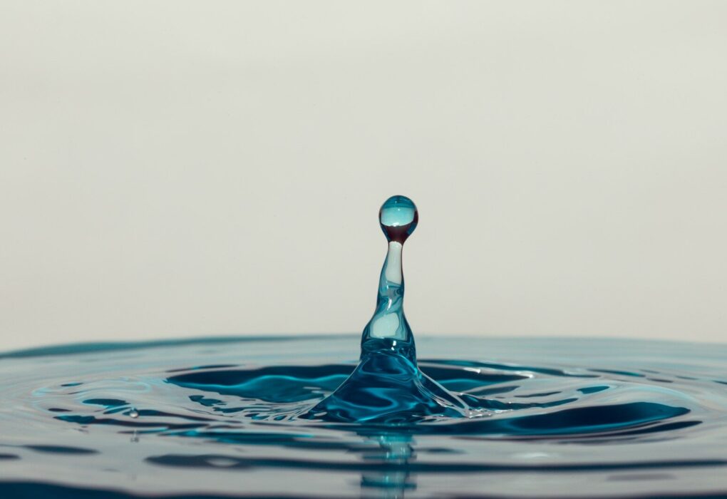 blue water illustration